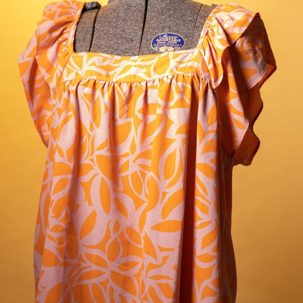 Sanctuary Tank Top / Orange shirt / XL / Spring Break / Vacation outfit